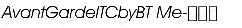 AvantGardeITCbyBT Me字体转换